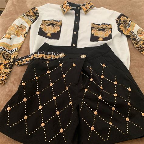 poshmark versace set|Versace clothing line.